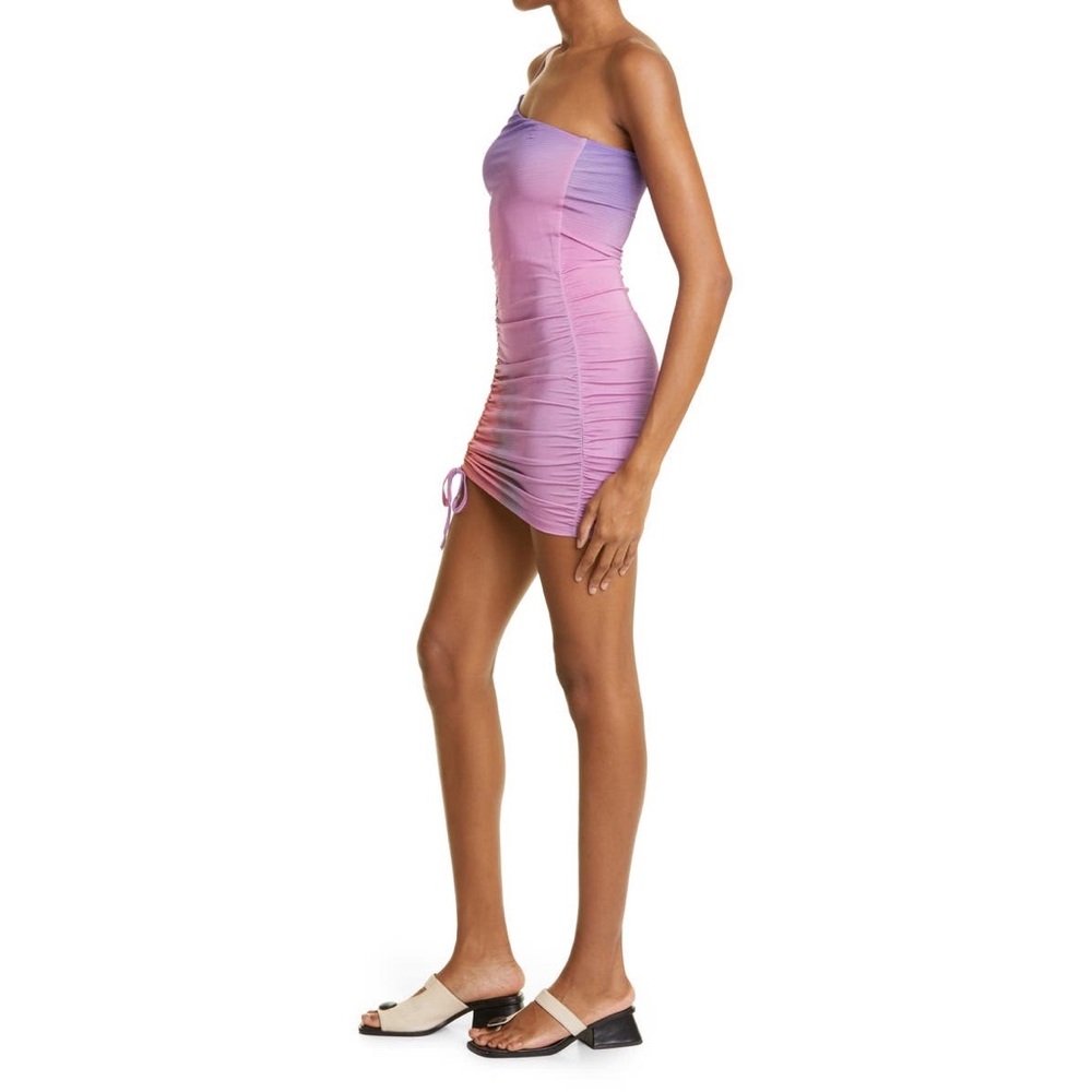 NWT PALOMA WOOL Valie Gradient Print Ruched Minidress - Picture 5 of 9